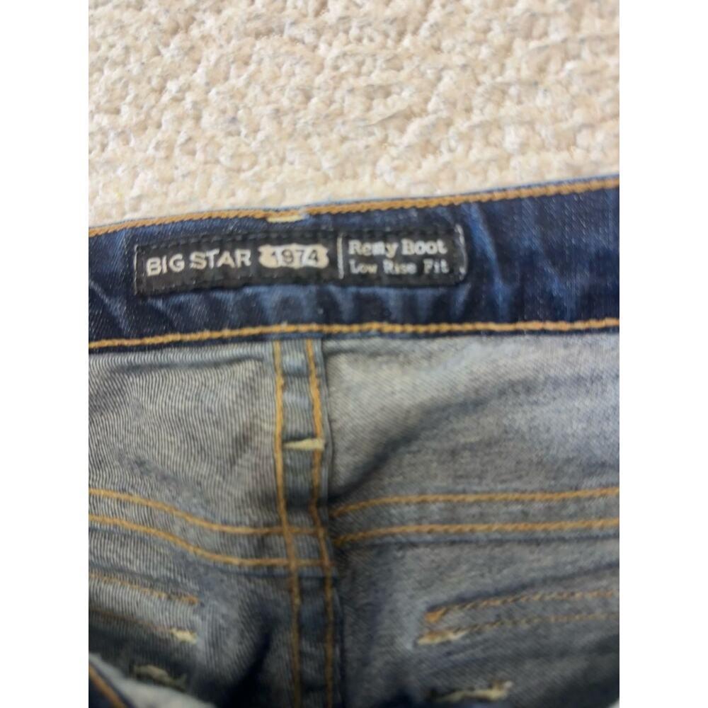 Big Star Womens Low Rise Remy Boot Jeans Size 28 - Picture 8 of 13
